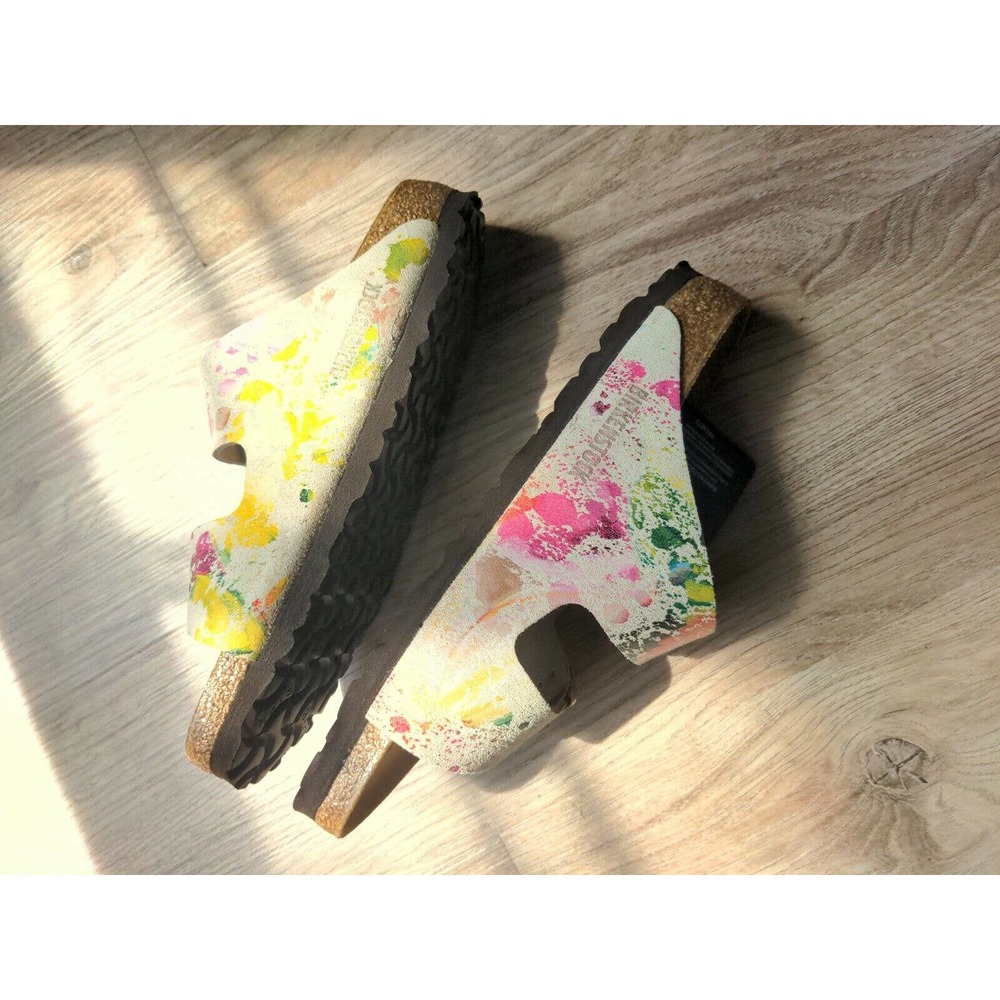 Birkenstock Arizona Flower Crush Suede Sandals - Picture 8 of 12